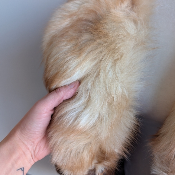 Vintage Mink Fur Coat With Fox Fur Collar And Trim - Picture 15 of 16